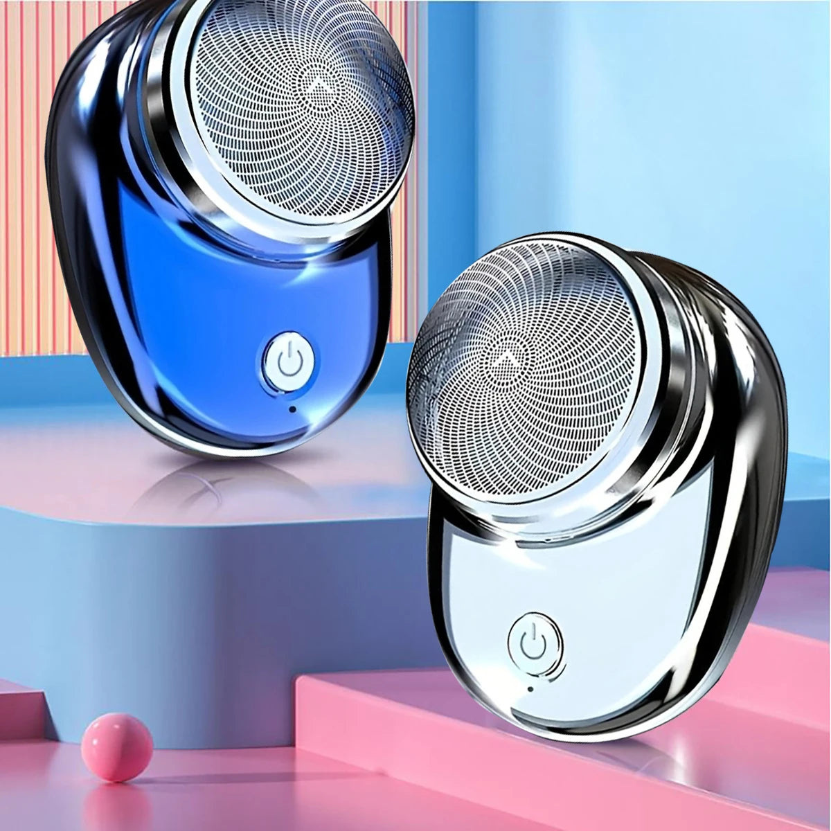 1PC rasoir électrique charge Mini poche voyage rasoir Portable sans fil détachable rasoir visage barbe tondeuse à cheveux