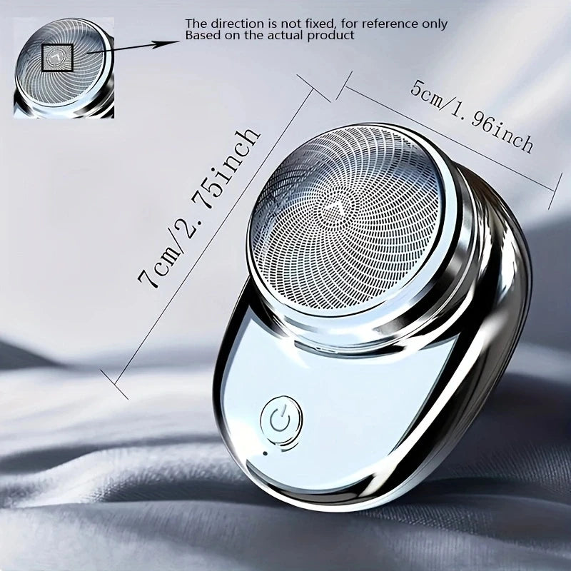 1PC rasoir électrique charge Mini poche voyage rasoir Portable sans fil détachable rasoir visage barbe tondeuse à cheveux